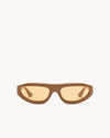 Port Tanger Uns Sunglasses in Alkaki Acetate and Amber Lenses 1