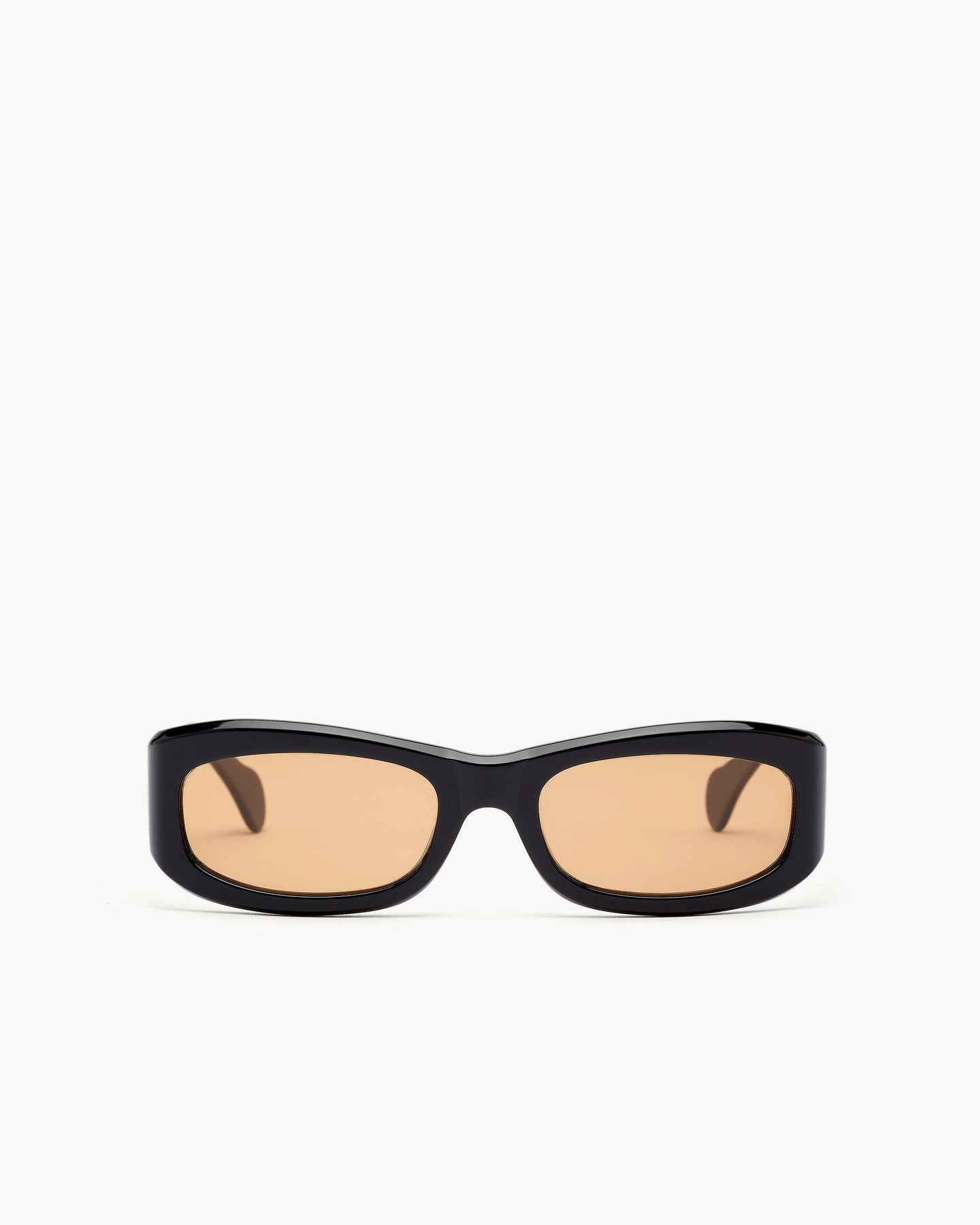 Port Tanger Saudade Sunglasses in Black Acetate and Cognac Lenses 1