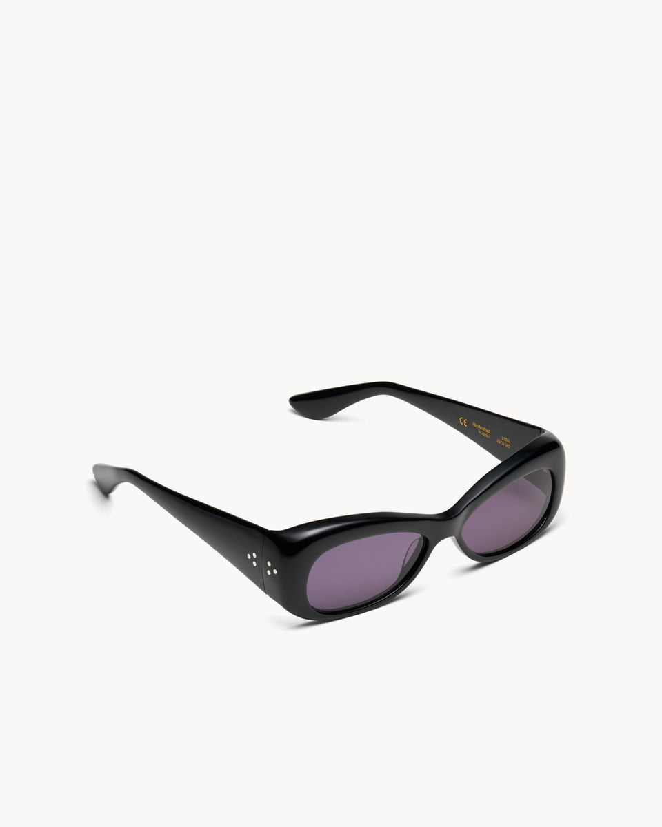 Lydia | Black Acetate | Black Lens | Port Tanger Sunglasses – Port