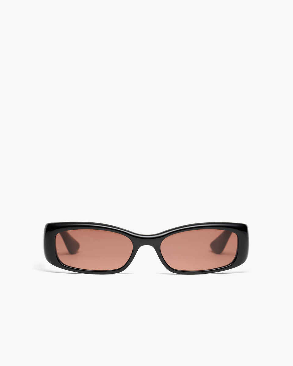Leila | Black Acetate | Amber Lens | Port Tanger Sunglasses – Port