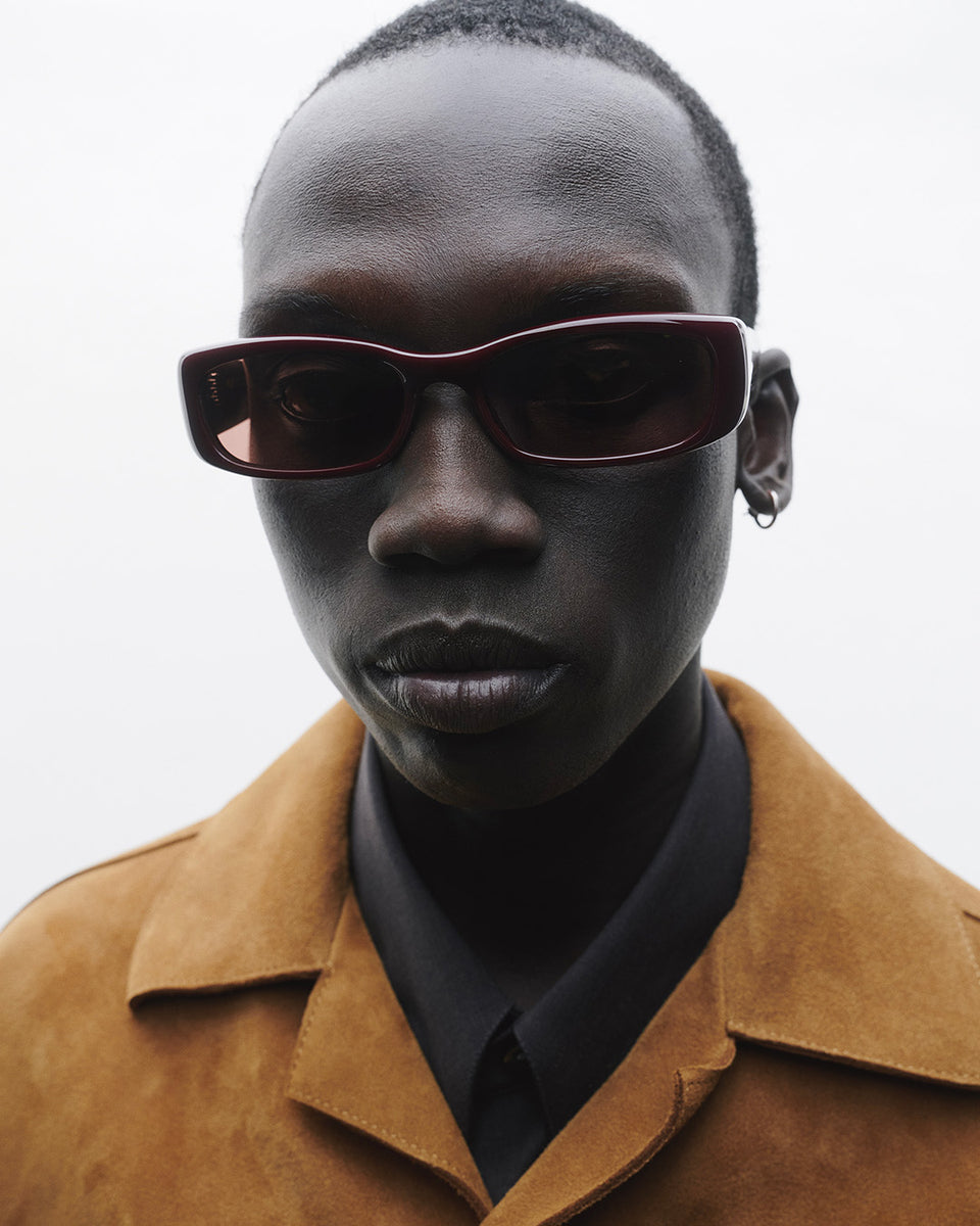 Leila | Carmesi Acetate | Tobacco Lens – Port Tanger