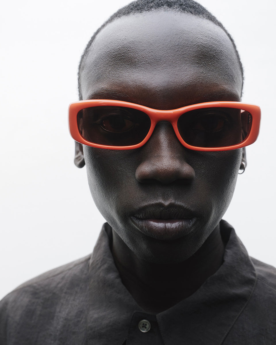 Leila | Coral Acetate | Tobacco Lens – Port Tanger