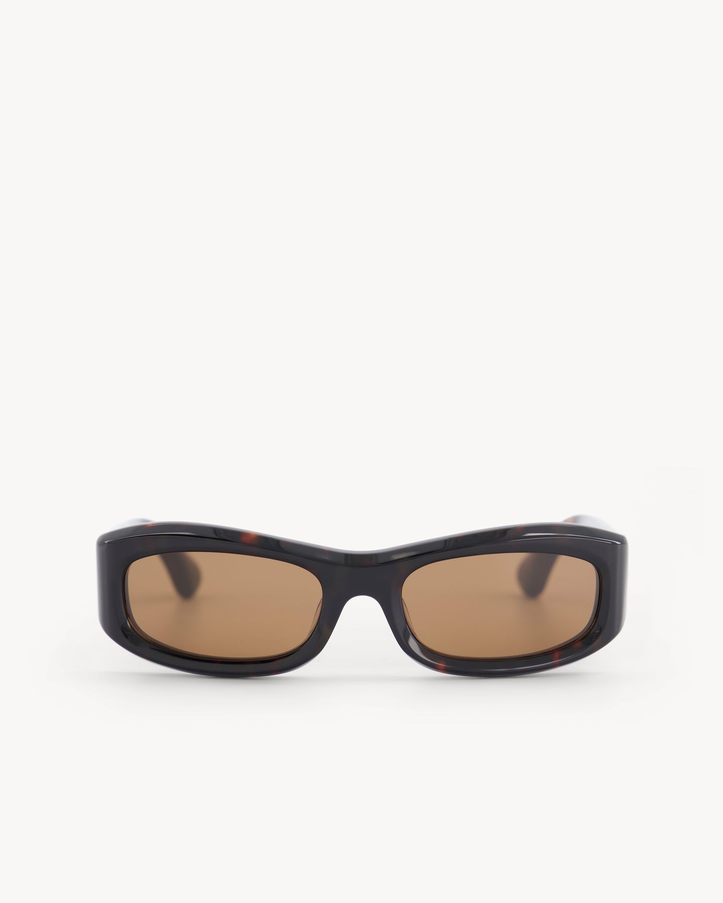 Port Tanger Visited By Our Legacy Raptor Sunglasses in Havana Acetate and Tobacco Lenses 1