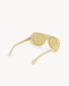 Port Tanger Kuky Sunglasses in Kaolin Acetate and Warm Olive Lenses 3