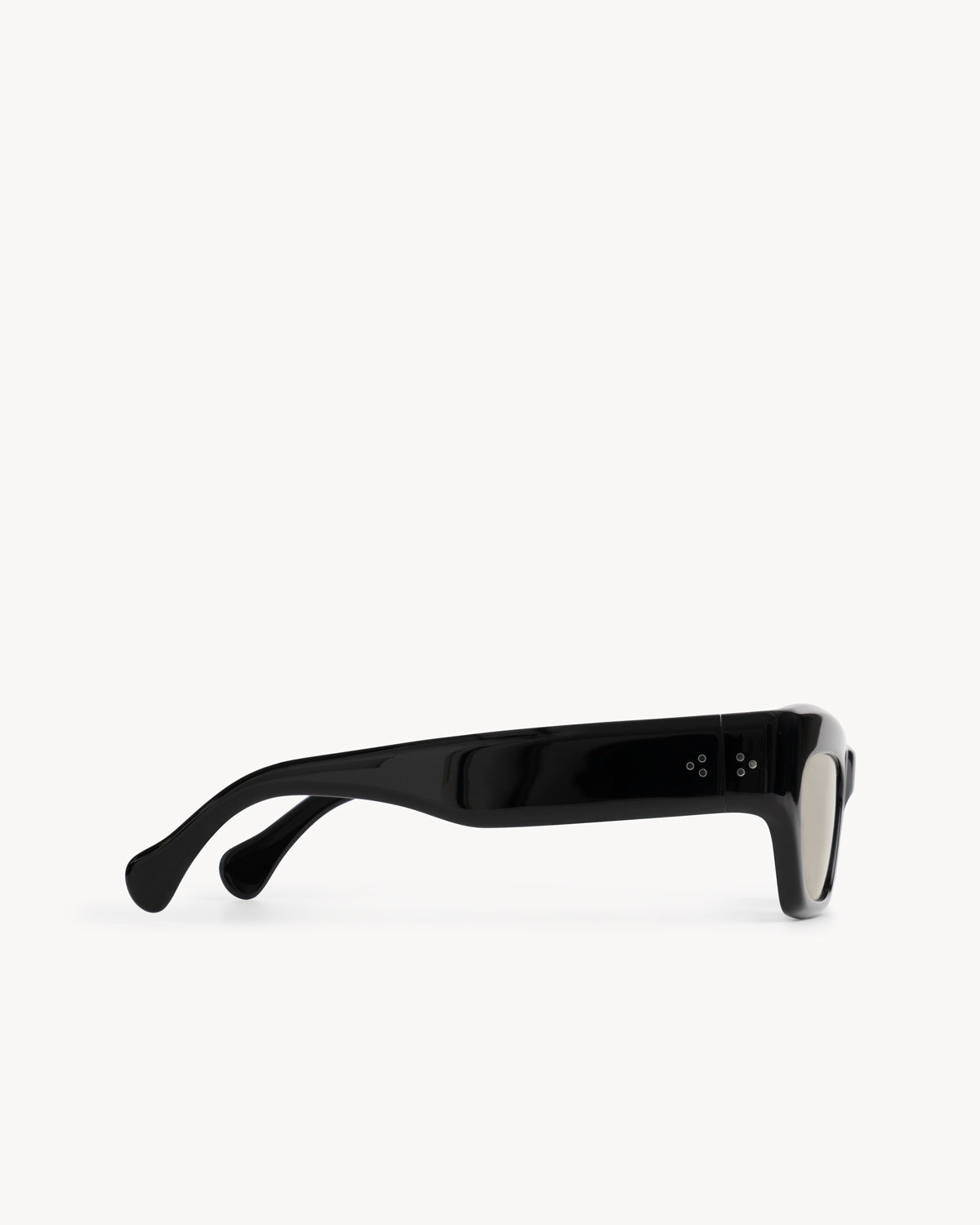 Port Tanger Ayreen Sunglasses in Black Acetate and Warm Olive Lenses 4