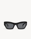 Port Tanger Ayreen Sunglasses in Black Acetate and Black Lenses 1