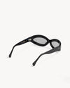 Port Tanger Summa Sunglasses in Black Acetate and Black Lenses 3