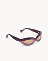 Port Tanger Summa Sunglasses in Fig Acetate and Amber Lenses 2
