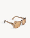 Port Tanger Soledad Sunglasses in Honey Acetate and Amber Lenses 2