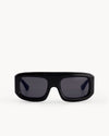 Port Tanger Mauretania Sunglasses in Black Acetate and Black Lenses 1