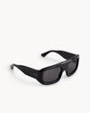 Port Tanger Mauretania Sunglasses in Black Acetate and Black Lenses 2