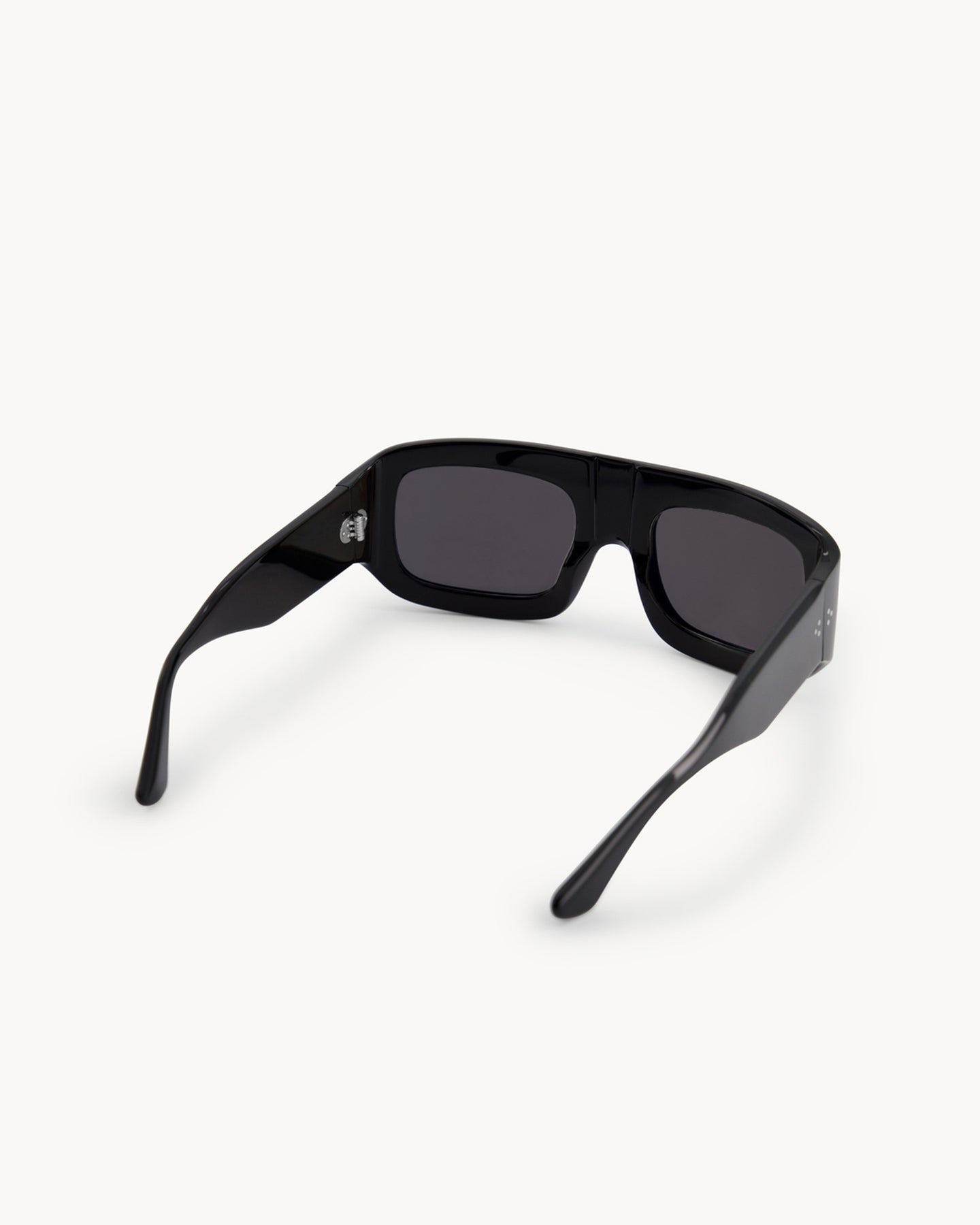 Port Tanger Mauretania Sunglasses in Black Acetate and Black Lenses 3