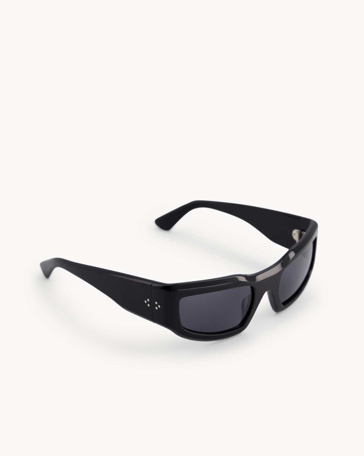 Port Tanger Andalucia Sunglasses in Black Acetate and Black Lenses 2