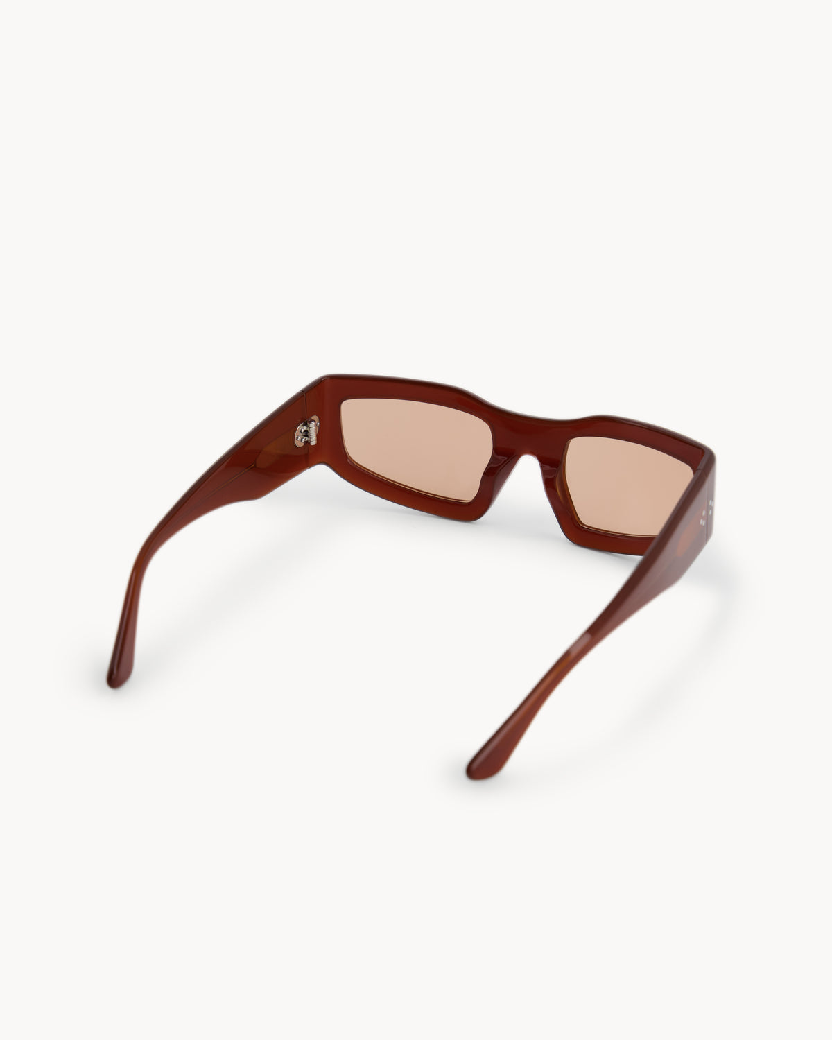 Port Tanger Andalucia Sunglasses in Terracotta Acetate and Amber Lenses 3