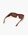 Port Tanger Andalucia Sunglasses in Terracotta Acetate and Tobacco Lenses 3