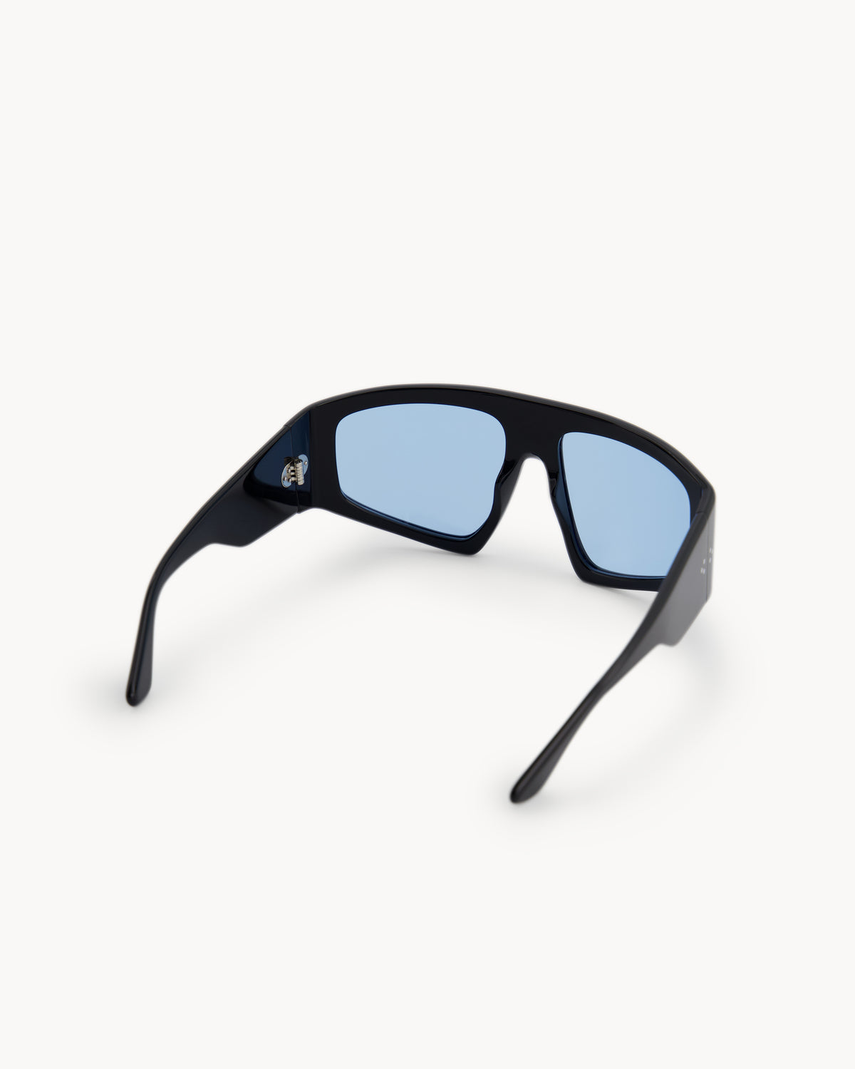 Port Tanger Noor Sunglasses in Black Acetate and Rif Blue Lenses 3