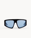 Port Tanger Noor Sunglasses in Black Acetate and Rif Blue Lenses 1