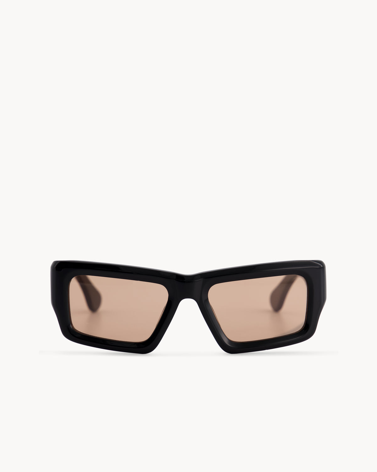 Port Tanger Sabea Sunglasses in Black Acetate and Amber Lenses 1