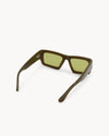 Port Tanger Sabea Sunglasses in Zaytun Acetate and Warm Olive Lenses 3