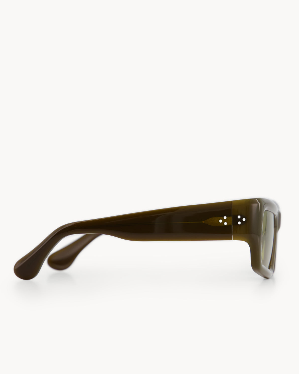 Port Tanger Sabea Sunglasses in Zaytun Acetate and Warm Olive Lenses 4