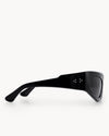 Port Tanger Shyan Sunglasses in Black Acetate and Black Lenses 4