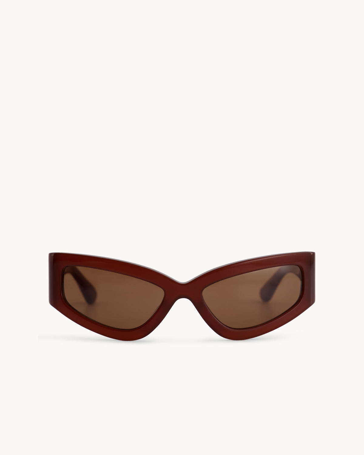 Port Tanger Shyan Sunglasses in Terracotta Acetate and Tobacco Lenses 1