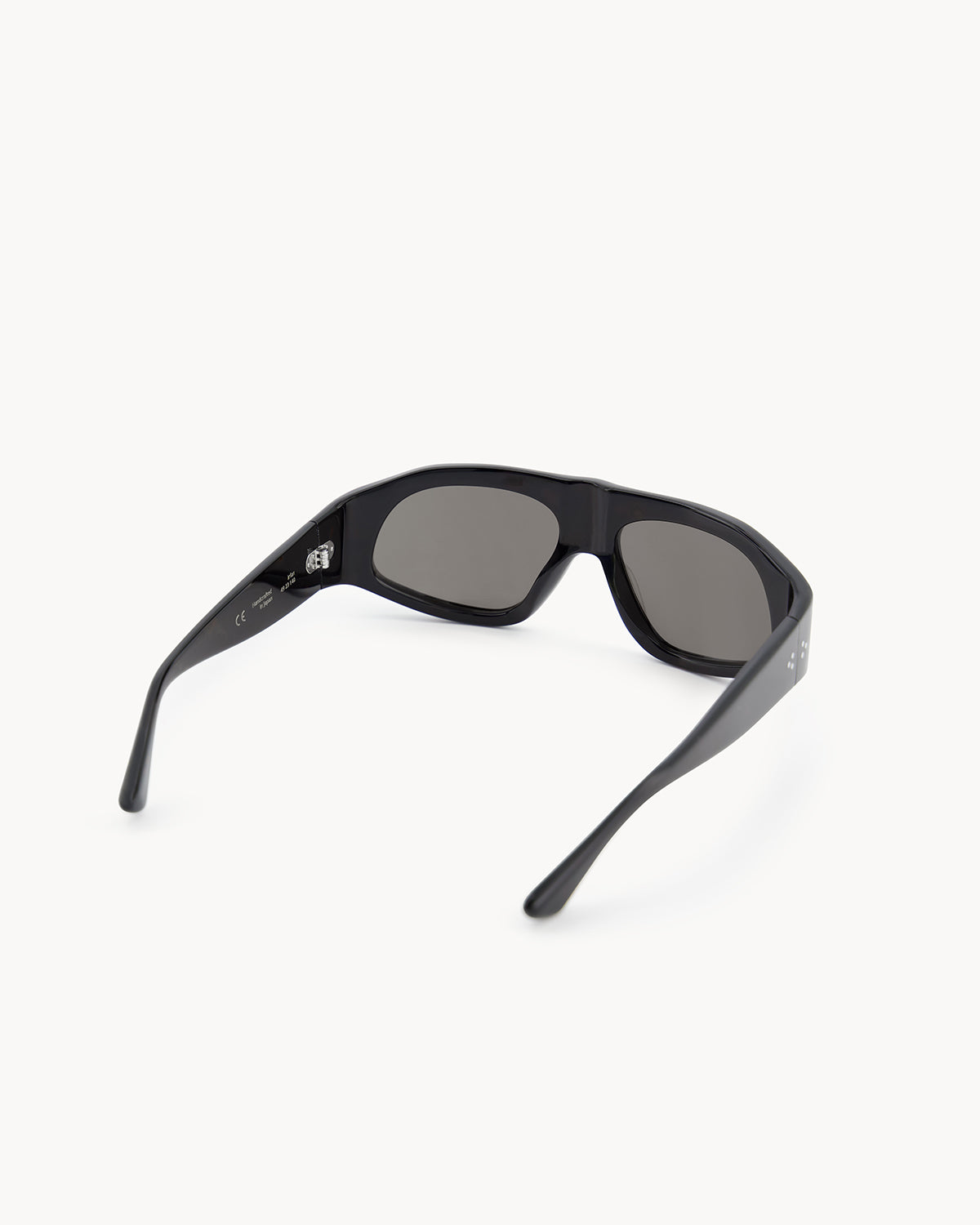 Port Tanger Irfan Sunglasses in Black Acetate and Black Lenses 3