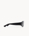 Port Tanger Irfan Sunglasses in Black Acetate and Black Lenses 4