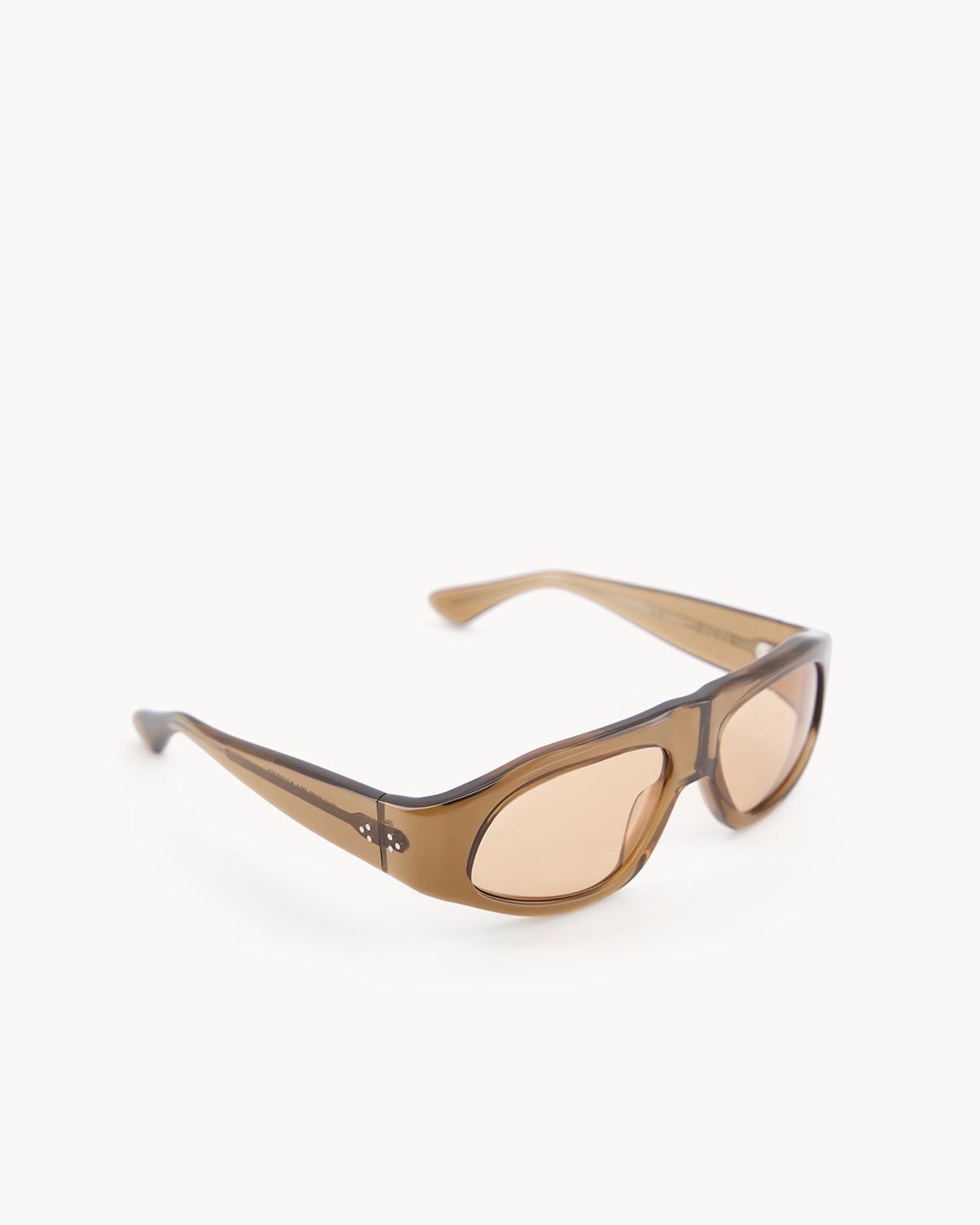 Port Tanger Irfan Sunglasses in Manuka Acetate and Amber Lenses 2