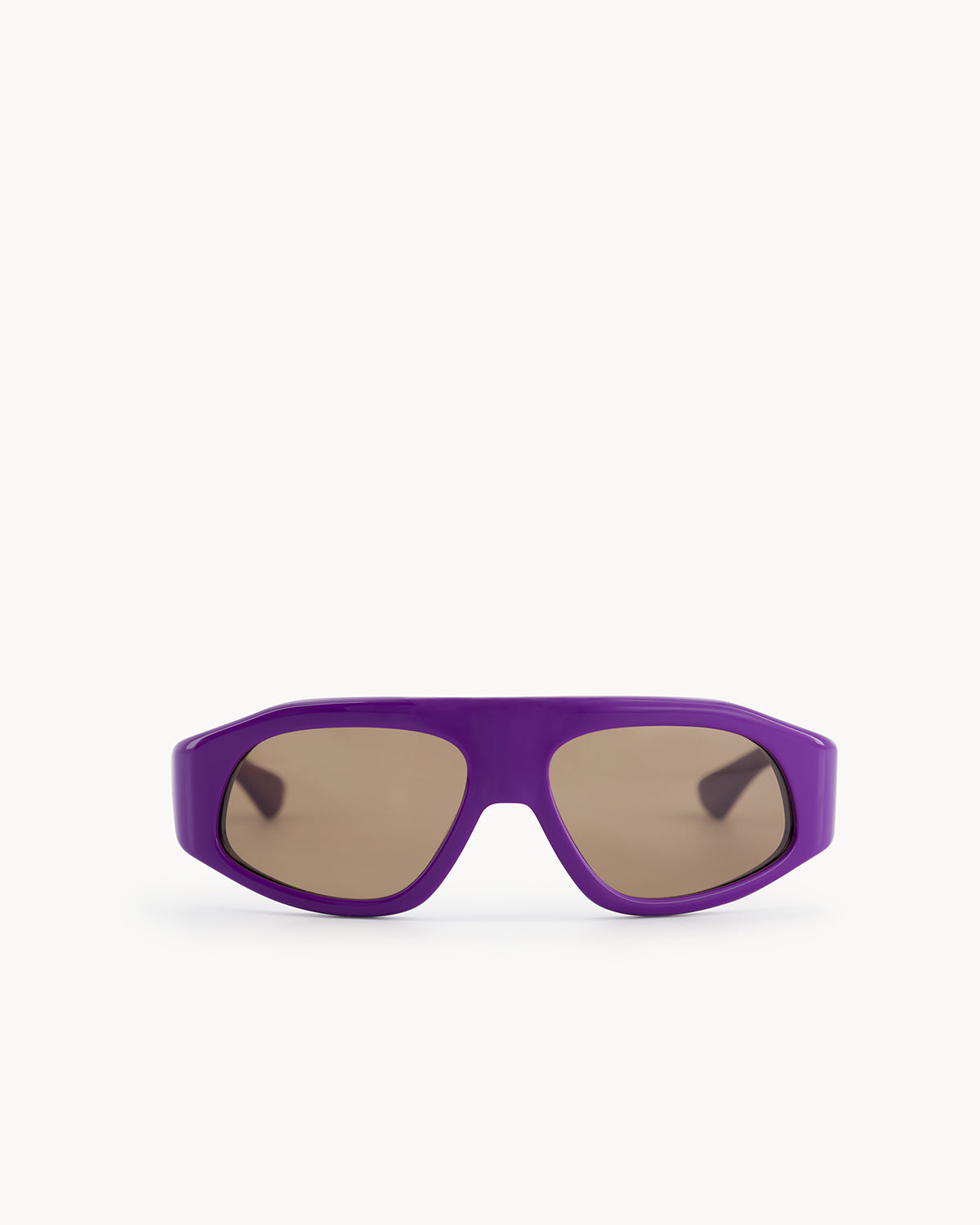 Port Tanger Irfan Sunglasses in Deep Purple Acetate and Black Lenses 1
