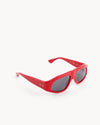 Port Tanger Irfan Sunglasses in Incense Red Acetate and Tobacco Lenses 2