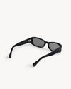 Port Tanger Leila Sunglasses in Black Acetate and Black Lenses 3