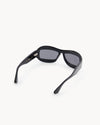 Port Tanger Zarin Sunglasses in Black Acetate and Black Lenses 3