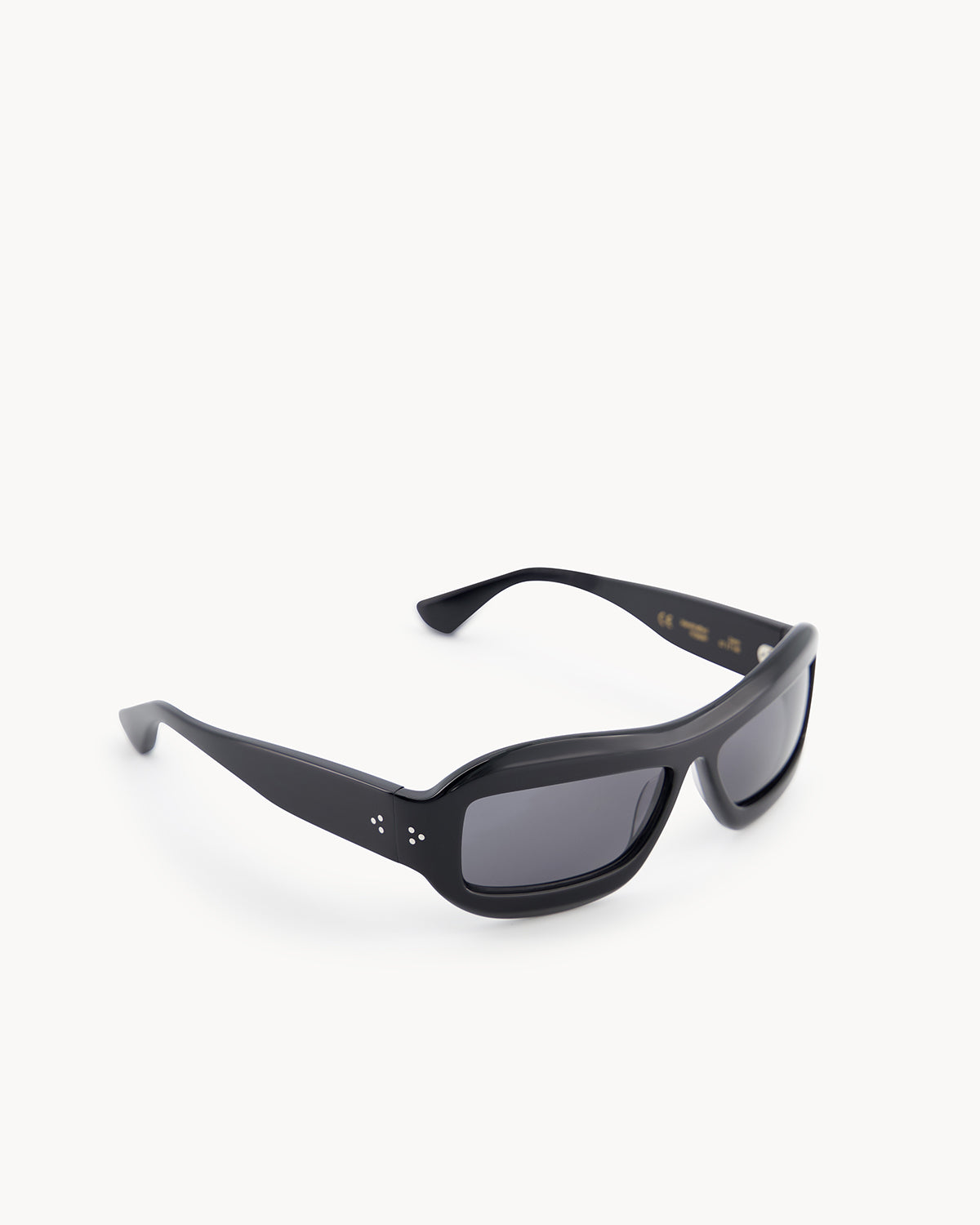 Port Tanger Zarin Sunglasses in Black Acetate and Black Lenses 2
