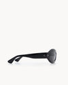 Port Tanger Zarin Sunglasses in Black Acetate and Black Lenses 4