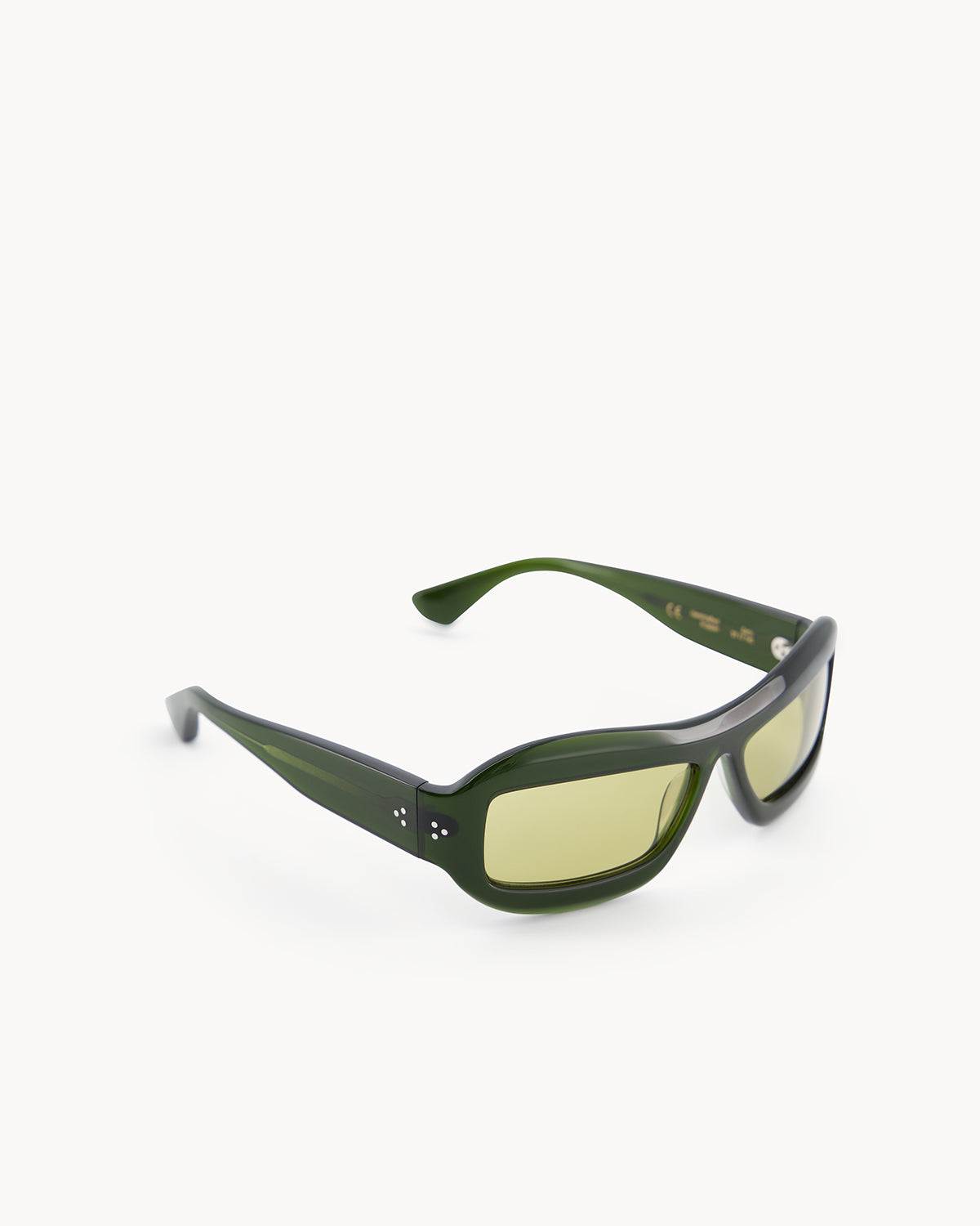 Port Tanger Zarin Sunglasses in Cardamom Acetate and Warm Olive Lenses 2