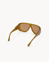 Port Tanger Gambia Sunglasses in Yellow Ochra Acetate and Tobacco Lenses 3