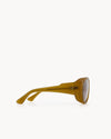 Port Tanger Gambia Sunglasses in Yellow Ochra Acetate and Tobacco Lenses 4