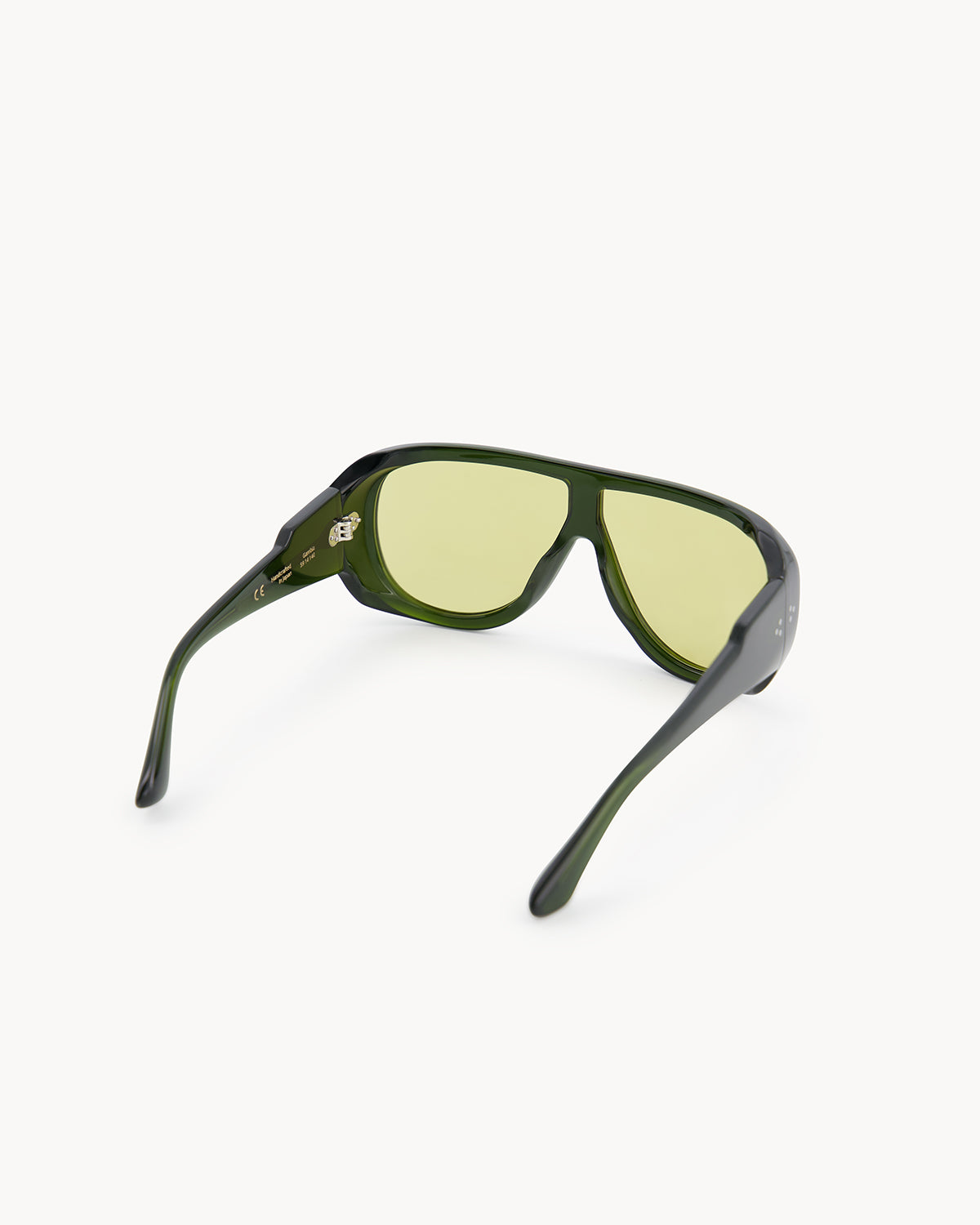 Port Tanger Gambia Sunglasses in Cardamom Acetate and Warm Olive Lenses 3