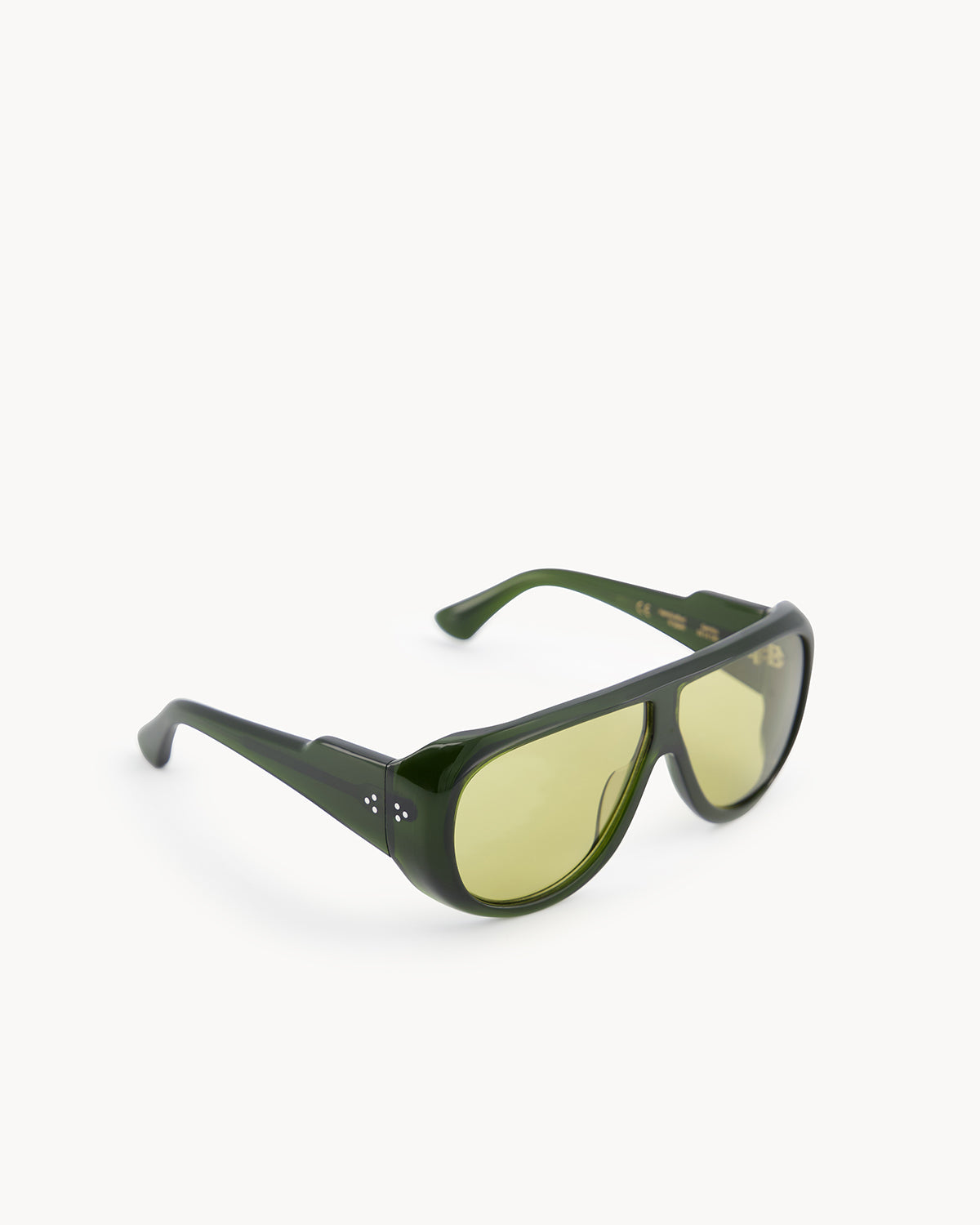Port Tanger Gambia Sunglasses in Cardamom Acetate and Warm Olive Lenses 2