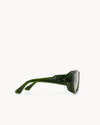 Port Tanger Gambia Sunglasses in Cardamom Acetate and Warm Olive Lenses 4