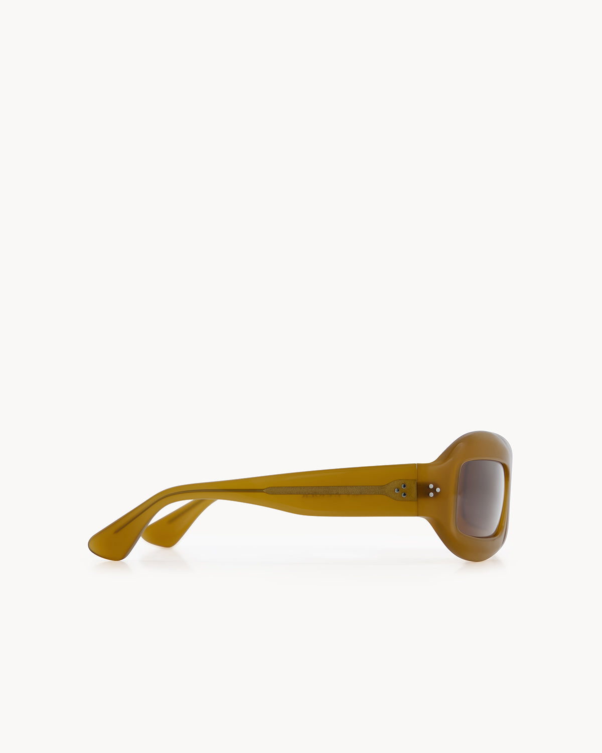 Port Tanger Zarin Sunglasses in Yellow Ochra Acetate and Tobacco Lenses 4