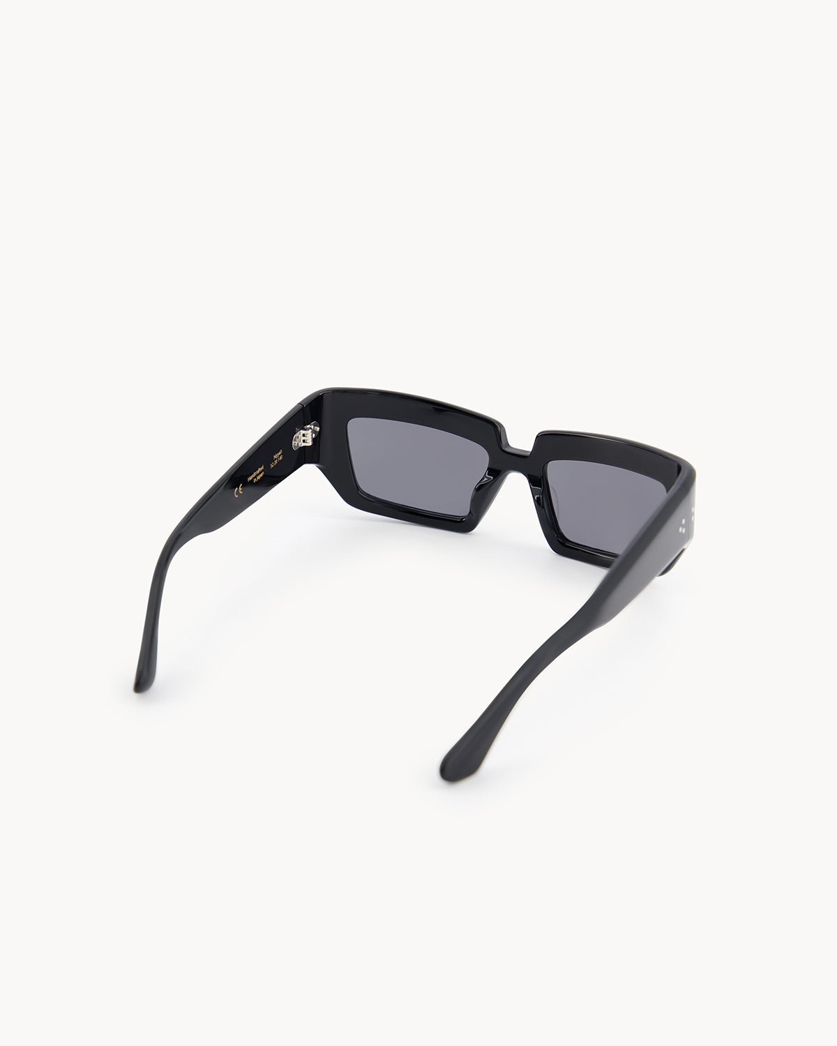 Port Tanger Niyyah Sunglasses in Black Acetate and Black Lenses 3