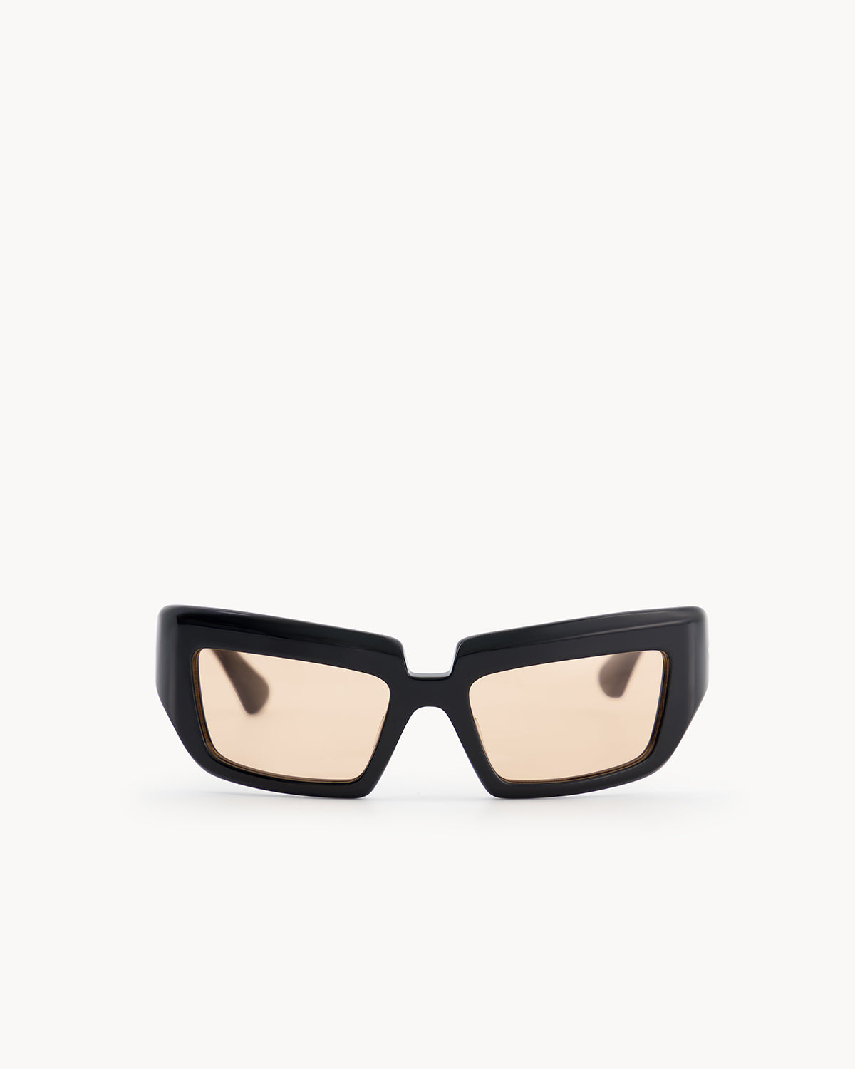 Port Tanger Niyyah Sunglasses in Black Acetate and Amber Lenses 1