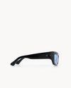 Port Tanger Niyyah Sunglasses in Black Acetate and Rif Blue Lenses 4