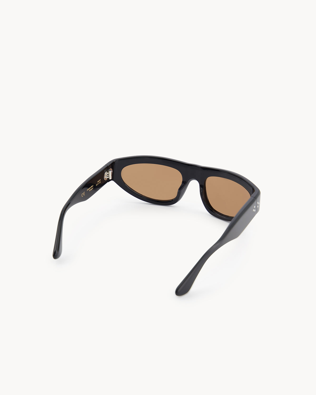 Port Tanger Malick Sunglasses in Black Acetate and Tobacco Lenses 3