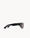 Port Tanger Malick Sunglasses in Black Acetate and Tobacco Lenses 4