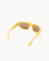 Port Tanger Malick Sunglasses in Senegal Yellow Acetate and Tobacco Lenses 3