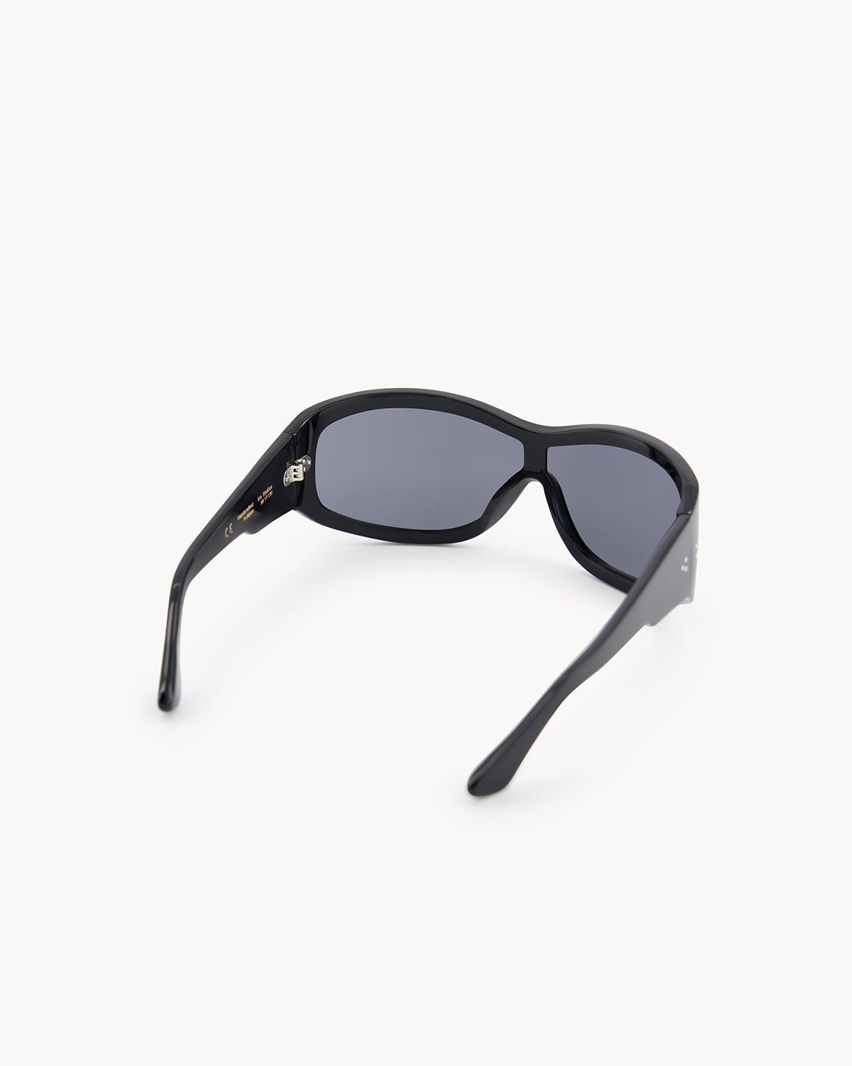 Port Tanger Nunny Sunglasses in Black Acetate and Black Lenses 3