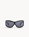 Port Tanger Nunny Sunglasses in Black Acetate and Black Lenses 1